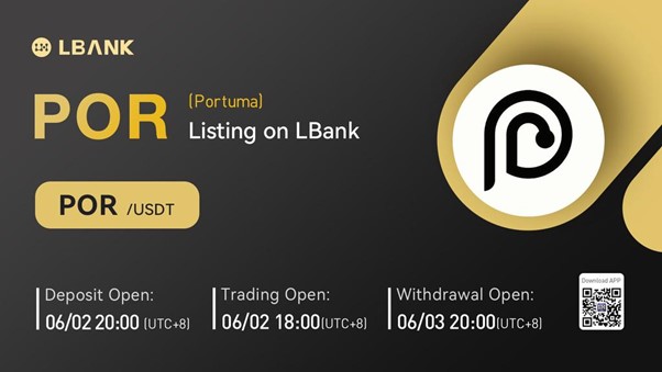 Portuma (POR) Is Now Available for Trading on LBank Exchange