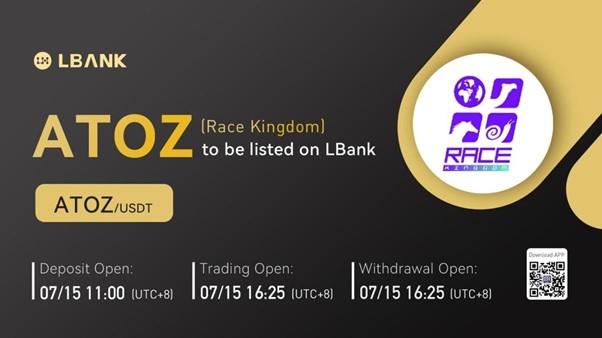 Race Kingdom (ATOZ) Is Now Available for Trading on LBank Exchange