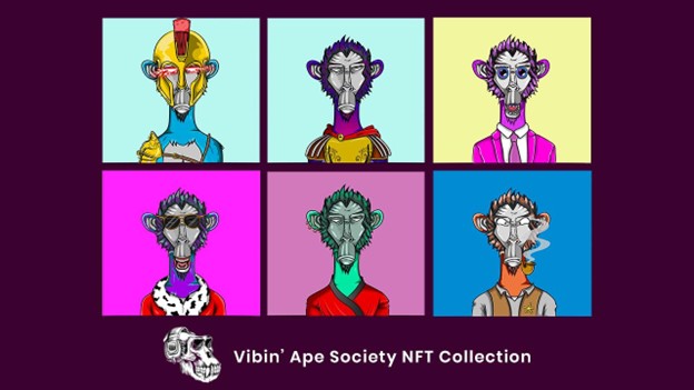 Vibin’ Ape Society NFT Collection is all Set for Launch