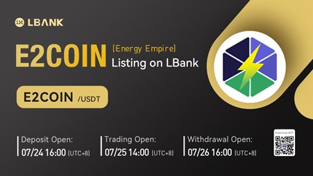 Energy Empire (E2COIN) Is Now Available for Trading on LBank Exchange