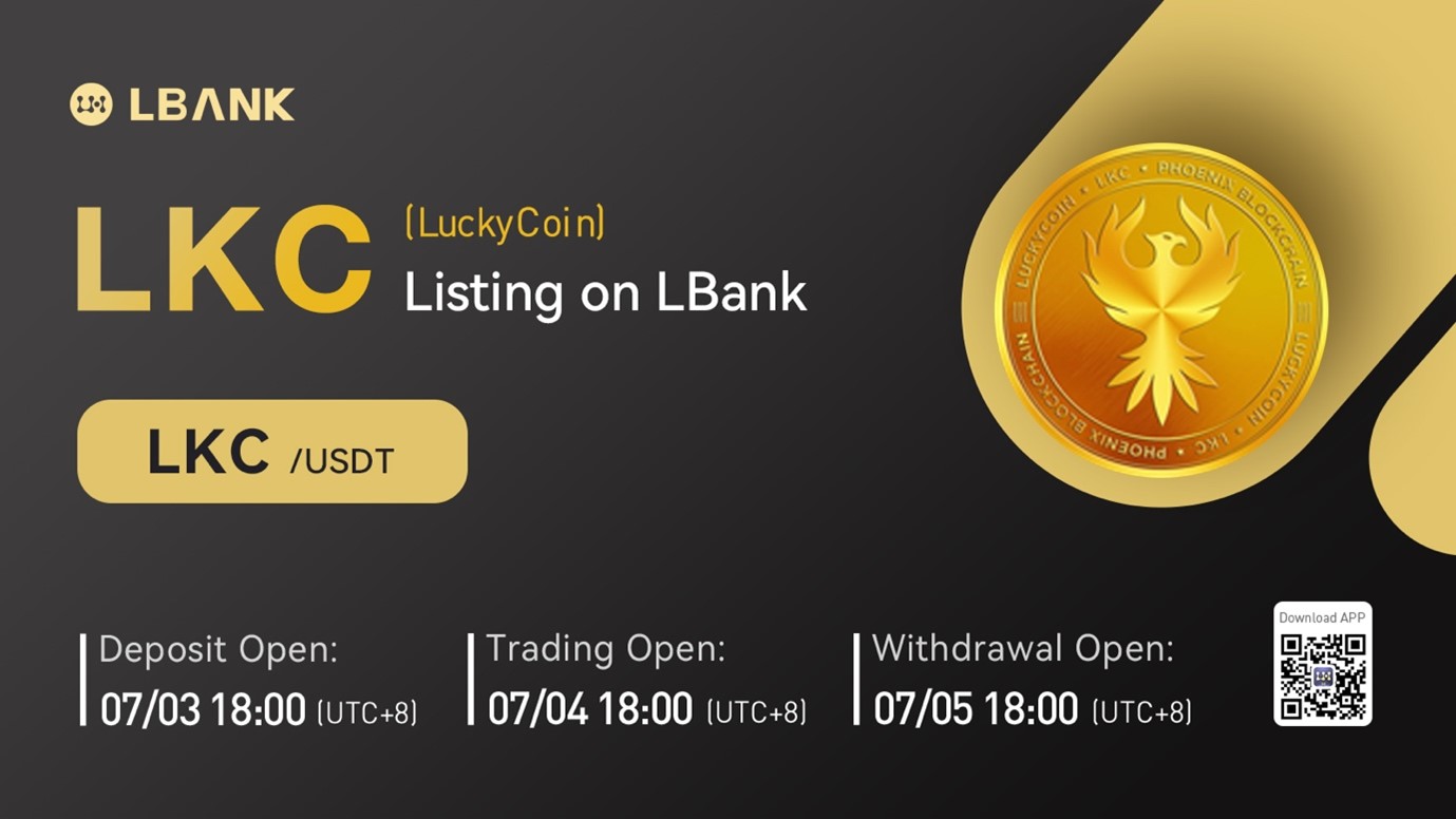 LBank Exchange Will List LuckyCoin (LKC) on July 4, 2022