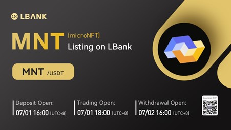 MicroNFT (MNT) Is Now Available for Trading on LBank Exchange