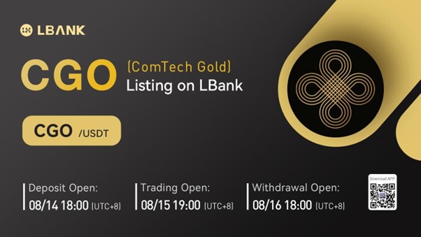 The Fully Gold Backed Token – ComTech Gold (CGO) Is Now Available for Trading on LBank Exchange