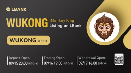 Monkey King (WUKONG) Is Now Available for Trading on LBank Exchange