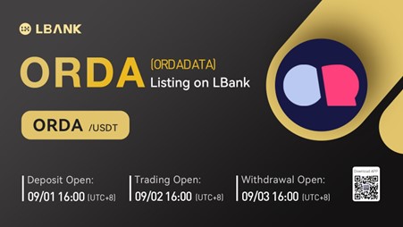 ORDADATA (ORDA) Is Now Available for Trading on LBank Exchange