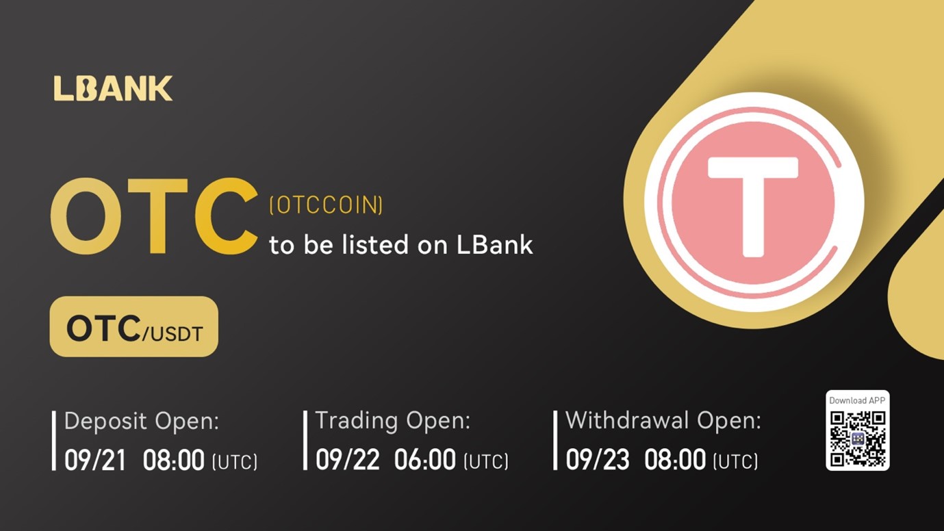 OTCcoin (OTC) Is Now Available for Trading on LBank Exchange