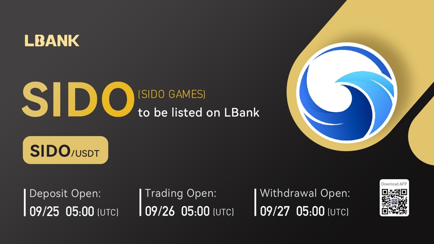 SIDO GAMES (SIDO) Is Now Available for Trading on LBank Exchange