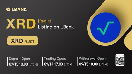Radix (XRD) Is Now Available for Trading on LBank Exchange