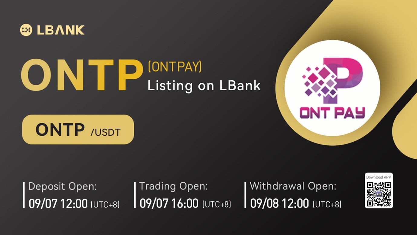 ONTPAY (ONTP) Is Now Available for Trading on LBank Exchange