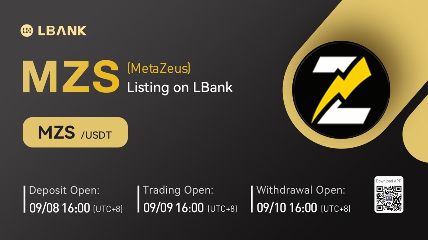 MetaZeus (MZS) Is Now Available for Trading on LBank Exchange