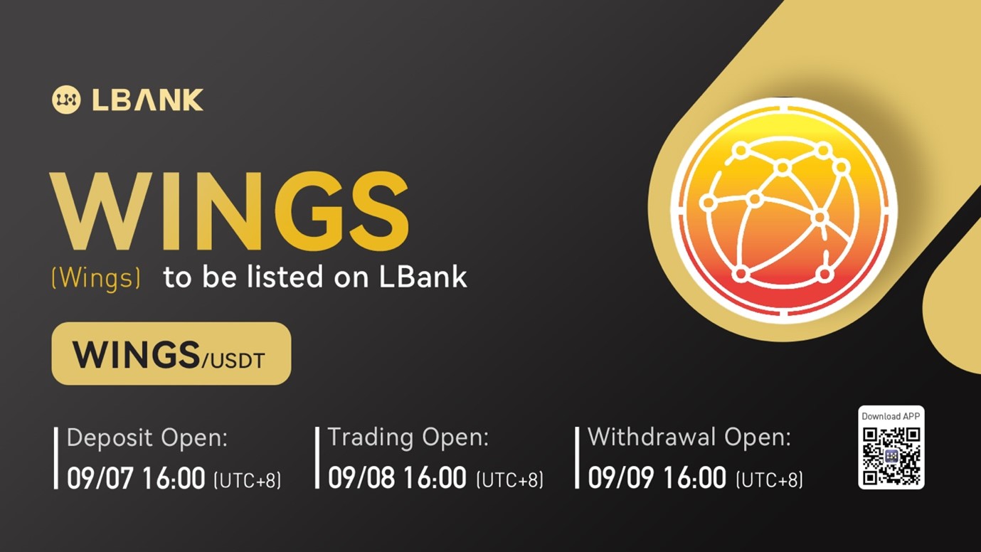 Wings (WINGS) Is Now Available for Trading on LBank Exchange