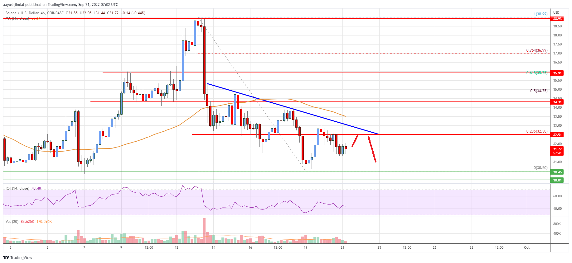 Solana (SOL) Price Analysis: Bulls Struggle To Clear This Key Hurdle