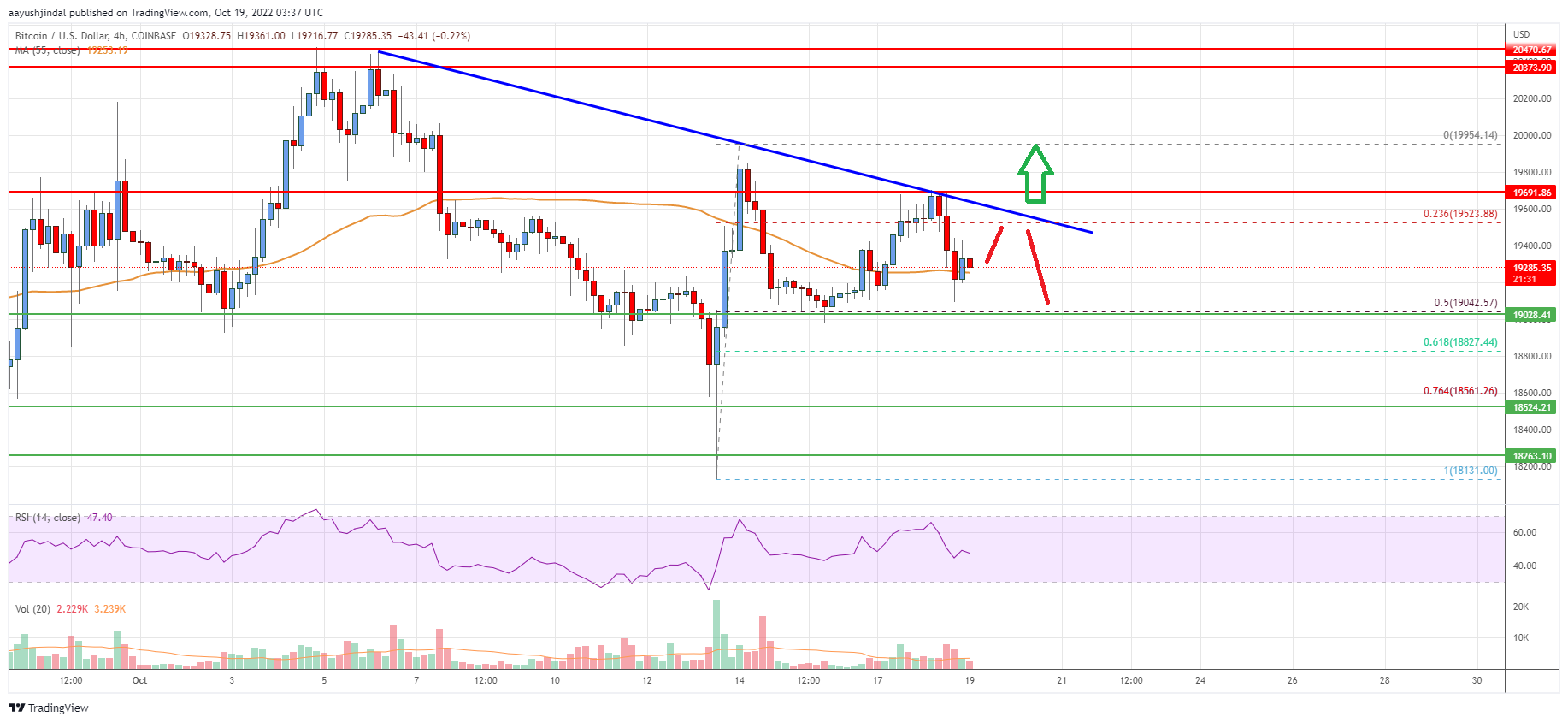 Bitcoin Price Analysis: BTC Could Rally If It Clears This Resistance