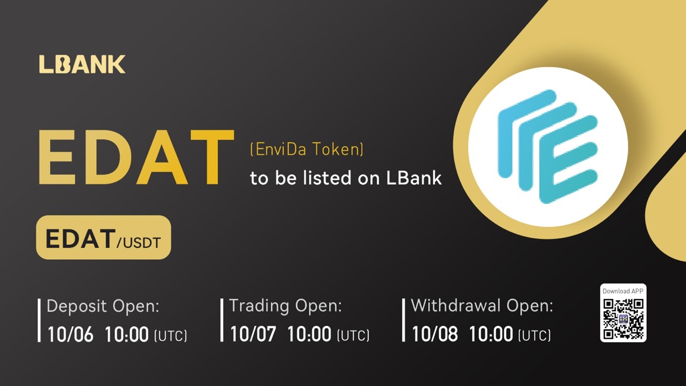 EnviDa (EDAT) Is Now Available for Trading on LBank Exchange