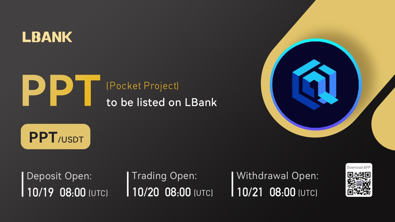 LBank Exchange Will List Pocket ProjecT (PPT) on October 20, 2022