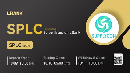 SupplyCon (SPLC) Is Now Available for Trading on LBank Exchange