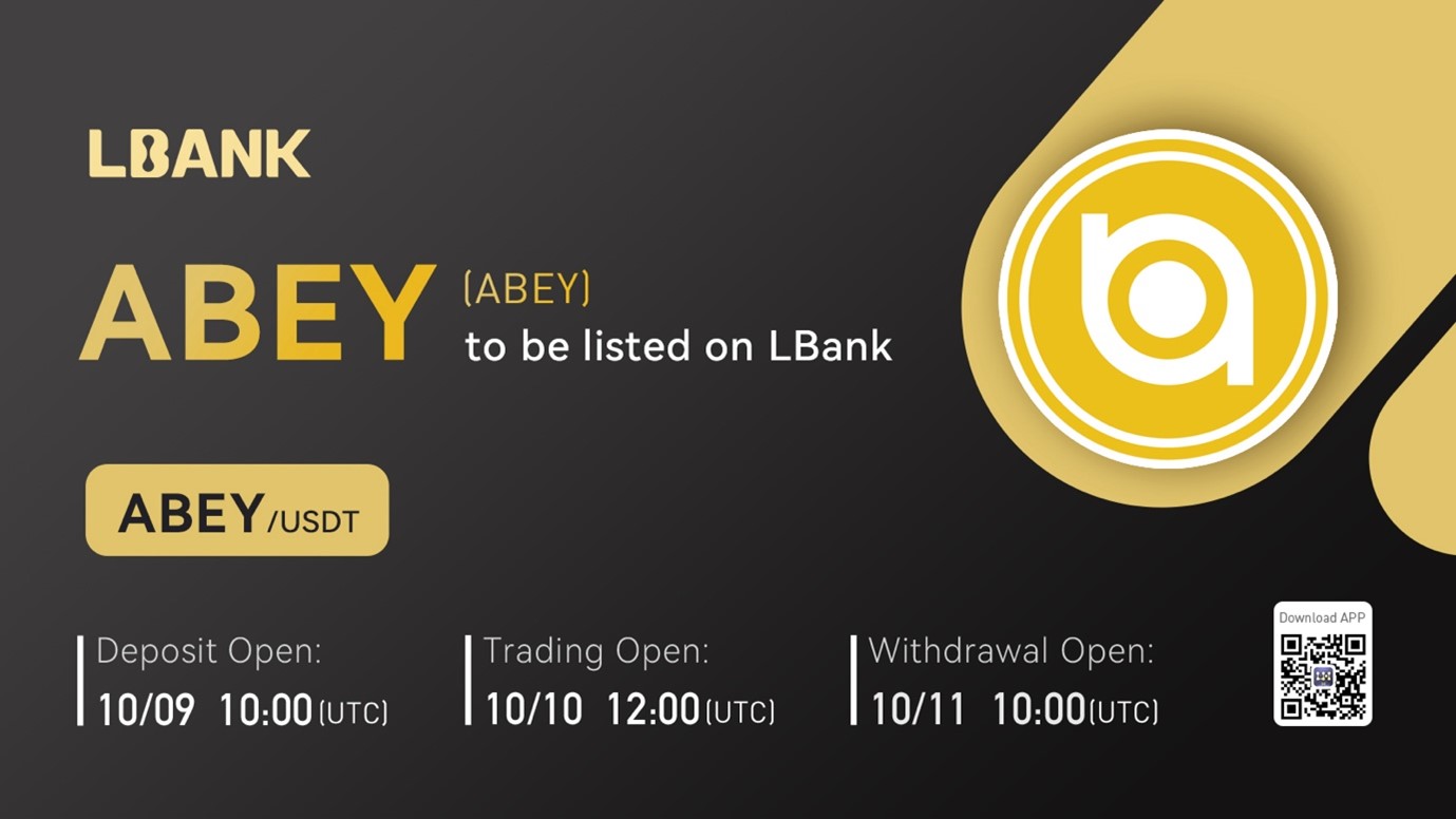 ABEY Is Now Available for Trading on LBank Exchange