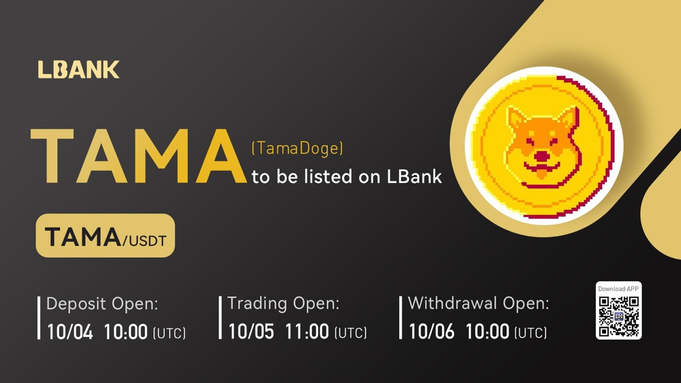 Tamadoge (TAMA) Is Now Available for Trading on LBank Exchange