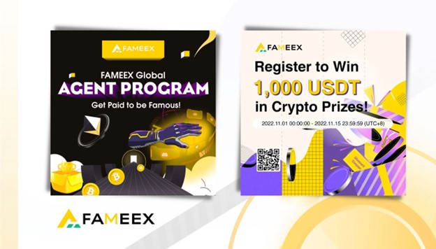 FAMEEX Launched 1000 USDT Sign-up Event and Global Agent Program to Build Future Web3 Exchange Ecosystem