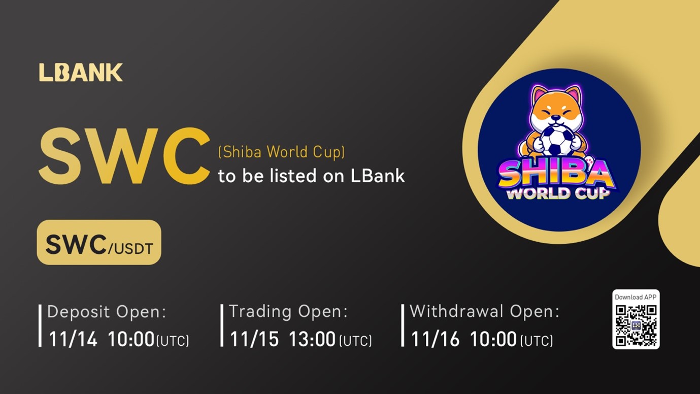 LBank Exchange Will List Shiba World Cup (SWC) on November 15, 2022
