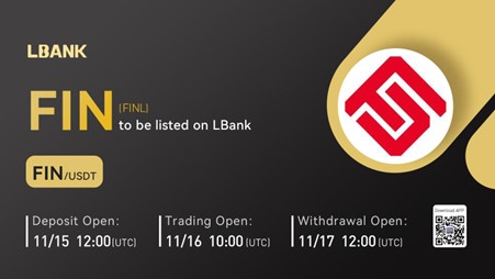 FINL (FIN) Is Now Available for Trading on LBank Exchange