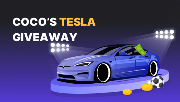 Join Coco’s Carnival Now and Win Up To ,100,000 or a TESLA