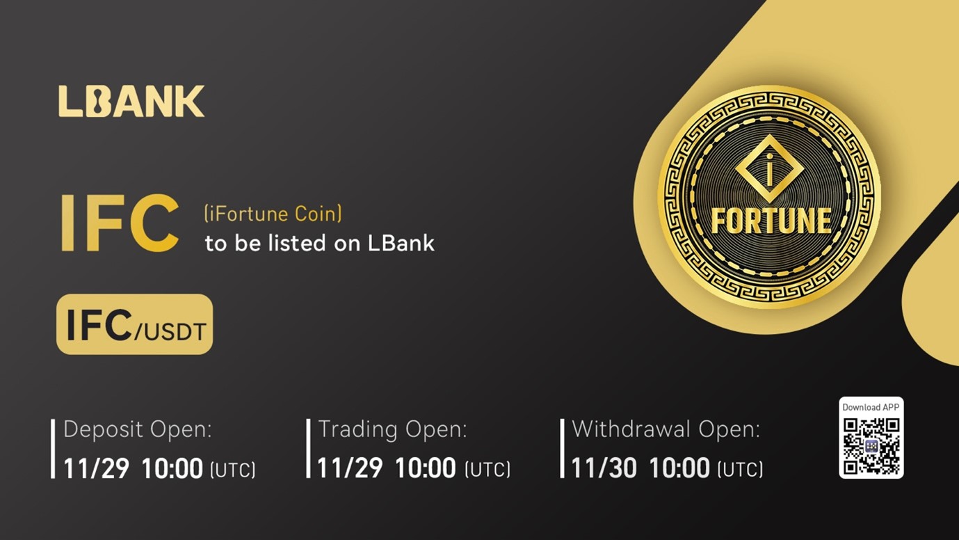iFortune Coin (IFC) Is Now Available for Trading on LBank Exchange