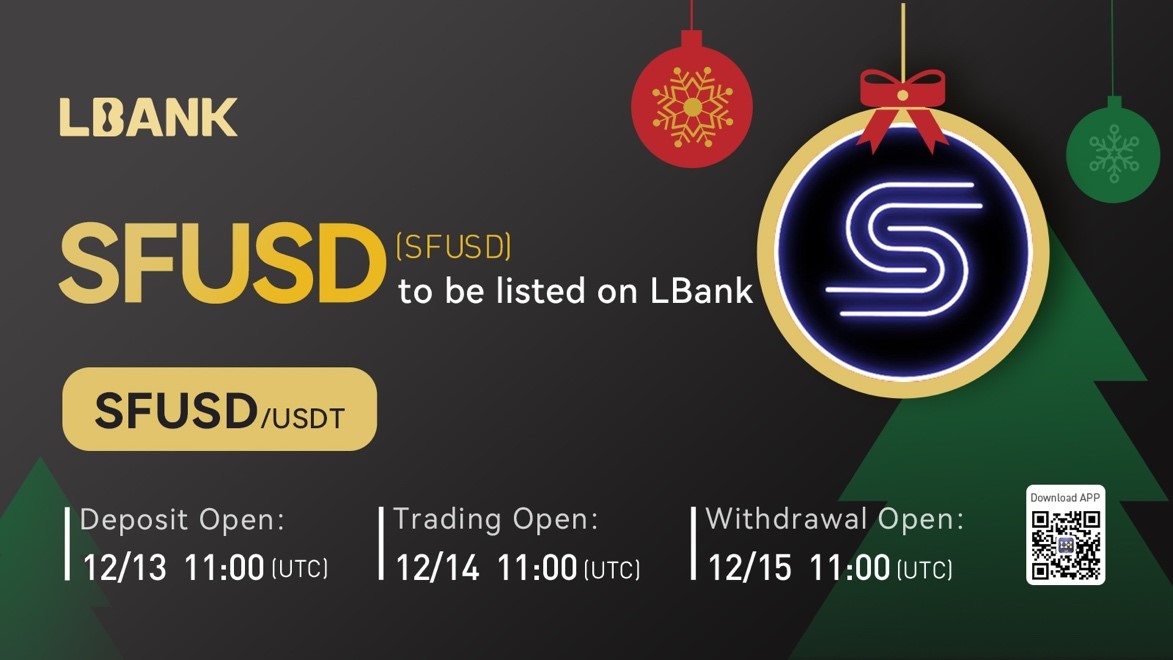SFUSD Is Now Available for Trading on LBank Exchange