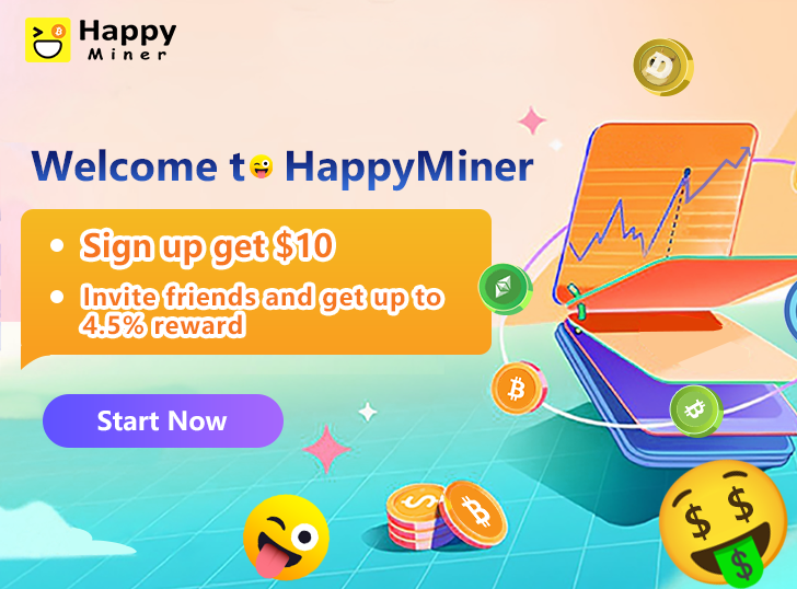 Earn Passive Income Cloud Mining With HappyMiner