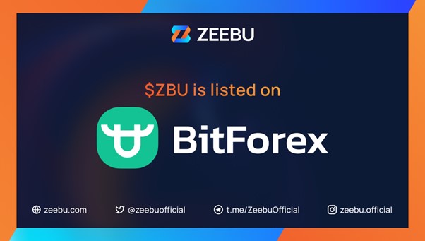 Zeebu (ZBU) Announces Listing on BitForex