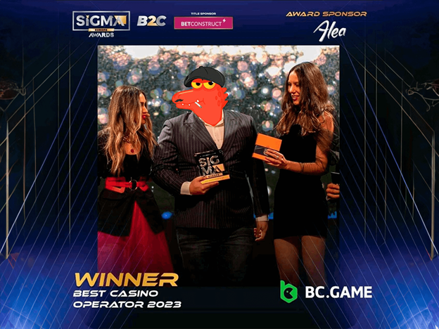 BC.GAME Honored with the “Best Casino Operator 2023” Award from SiGMA