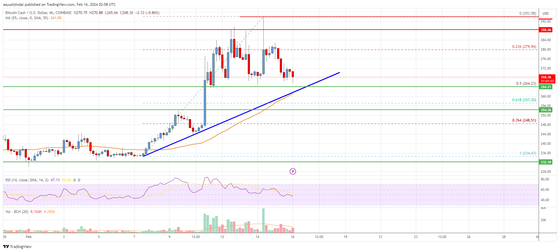Bitcoin Cash Analysis: Dips Turn Attractive Near $265