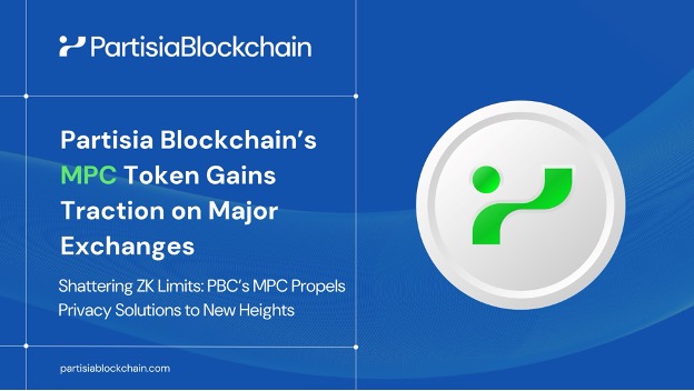 Partisia Blockchain’s MPC Token Gains Momentum with Listing on Major Exchanges