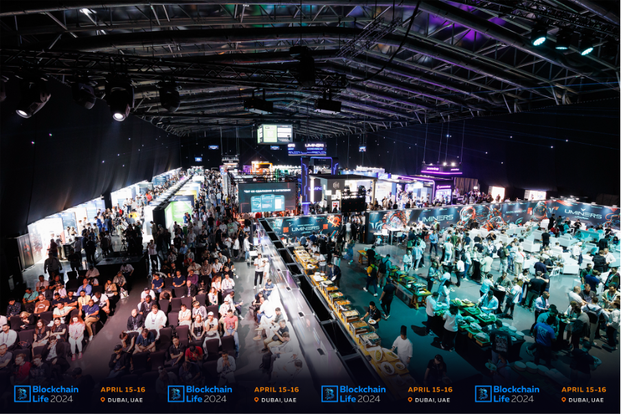 Blockchain Life 2024 thunderstruck in Dubai