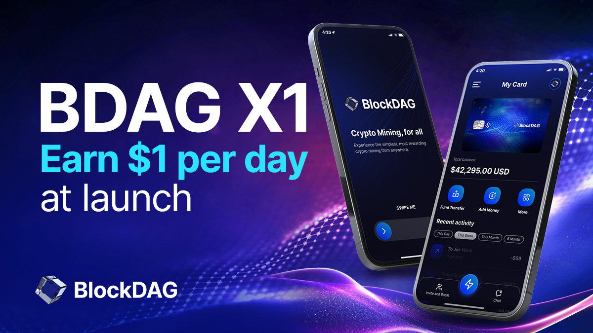 Discover how BlockDAG’s X1 app is revolutionising smartphone mining, outpacing Chainlink (LINK) price and Cardano volume.