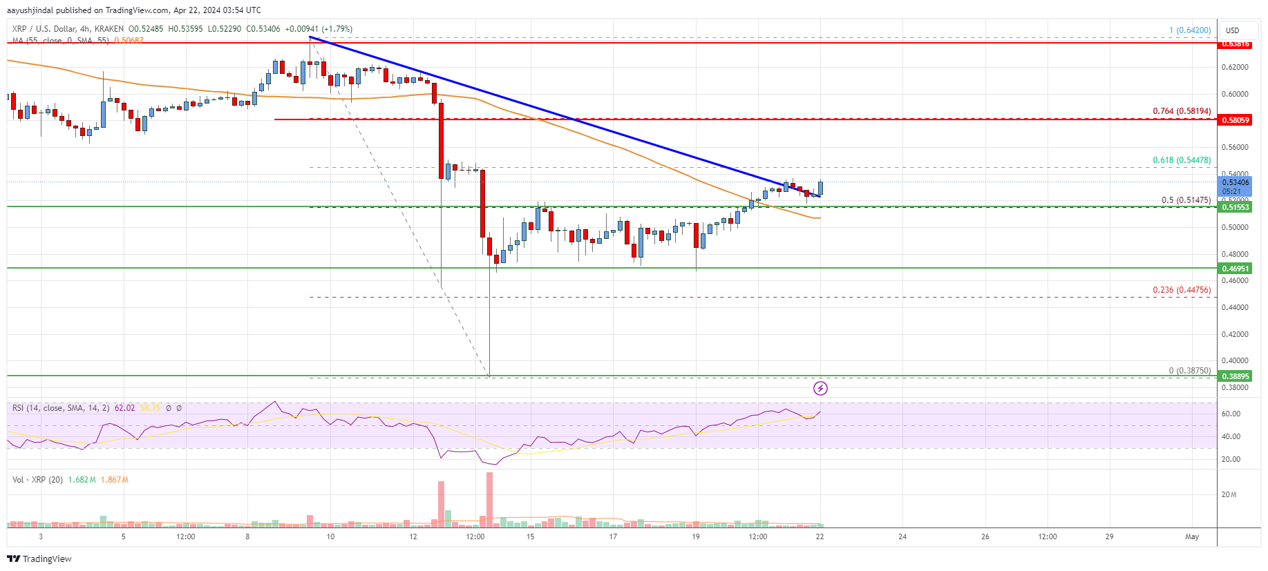 XRP Price Analysis: Bullish Signs Emerge Above $0.48