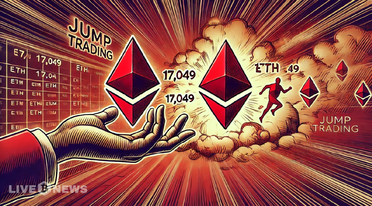 Jump Crypto Moves Over $45 Million Worth of ETH, Stirring Market Fears