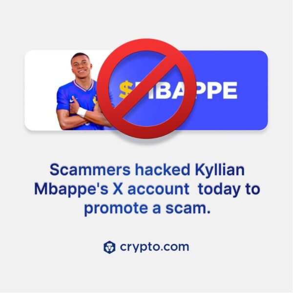 Footballer Mbappé’s X Account Hacked, Promotes Scam Token