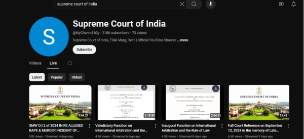 Hackers Take Over Supreme Court of India’s YouTube Channel, Run XRP Scam