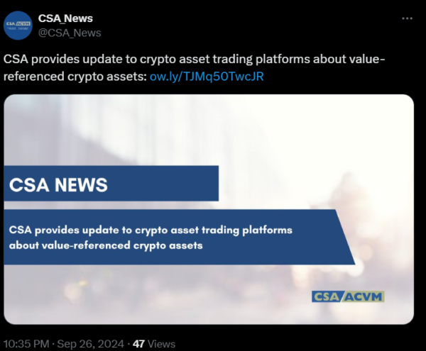 Canada Extends Deadline to Crypto Trading Platforms for Stablecoin Compliance