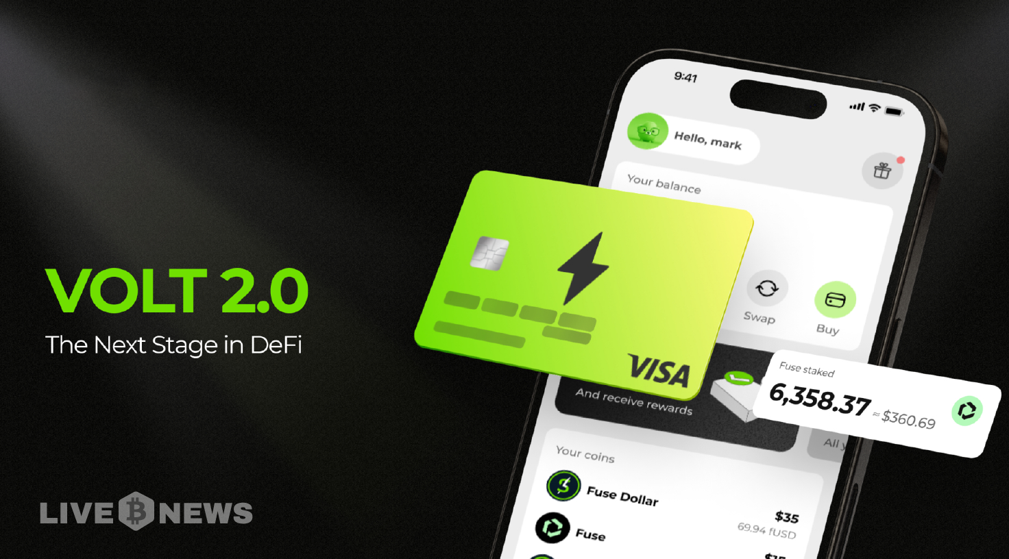 Fuse Unveils Volt 2.0 with Crypto Debit Card