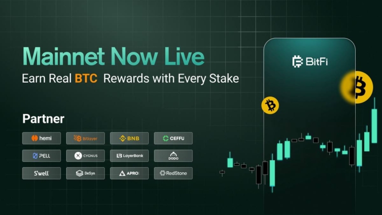 BitFi Mainnet Goes Live, Delivering Real BTC Returns With CeDeFi Model
