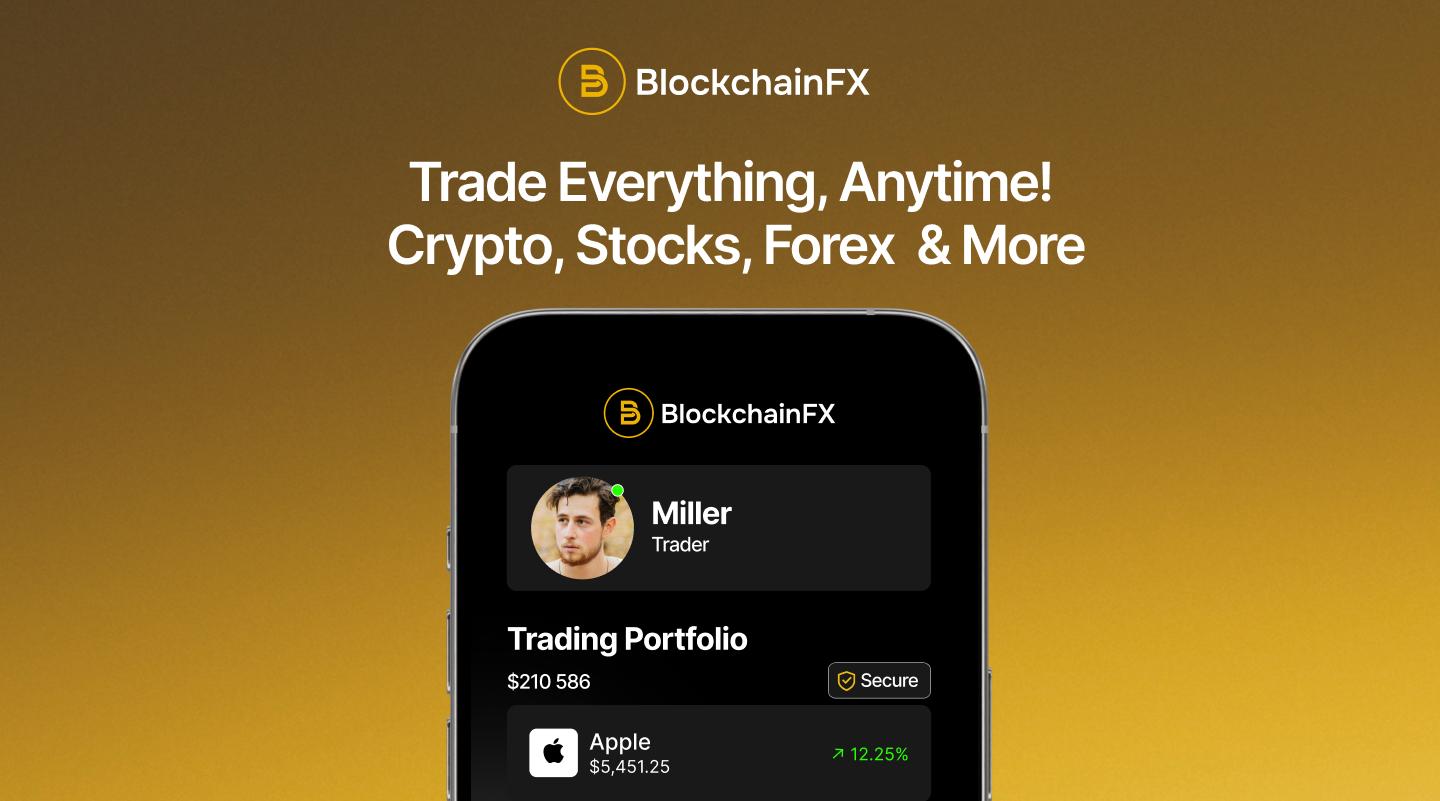 Wall Street Meets Crypto: BlockchainFX Launches the First-Ever Trading Super App for Crypto, Stocks, and Forex – All in One Place
