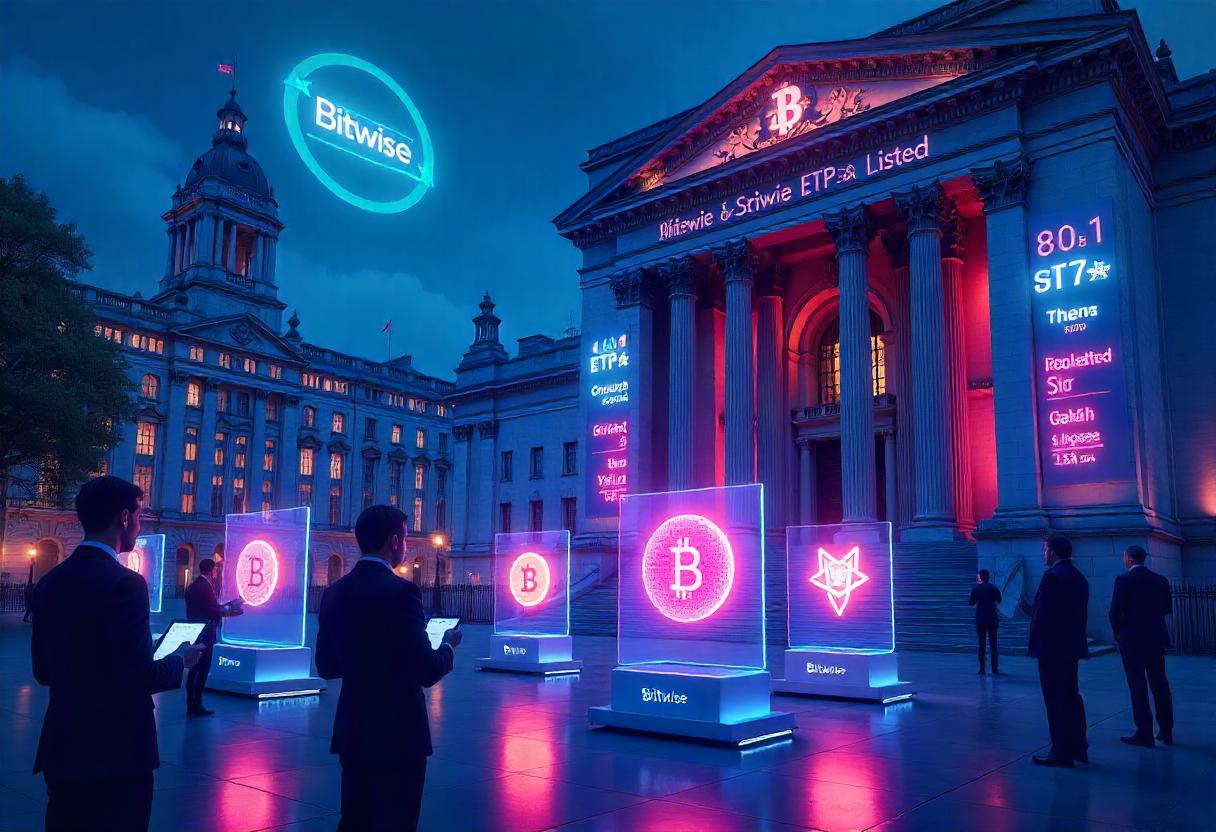Bitwise Lists Four Crypto ETPs on London Stock Exchange