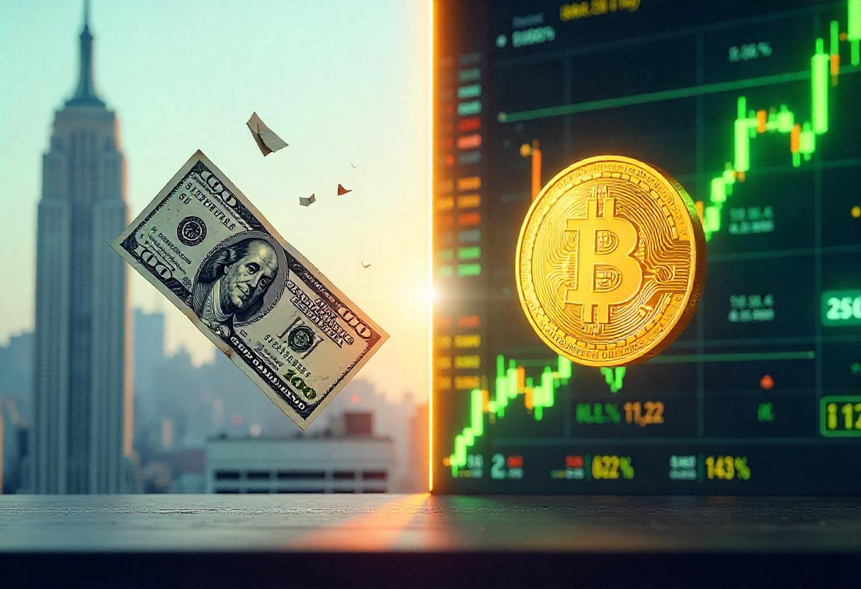 US Dollar Crashes to 3-Year Low as Bitcoin Soars