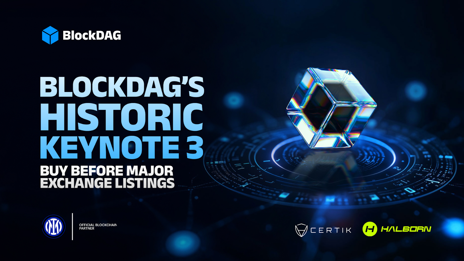 Keynote 3 Showcases BlockDAG’s Hybrid Model & $210.5M Presale Success as GRT Dips and TAO Eyes $734 Target