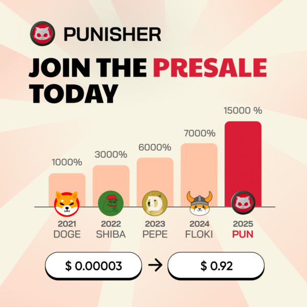 Best 5 Meme Coins To Become A Crypto Millionaire: Punisher Coin, PEPE, BONK, Official TRUMP &