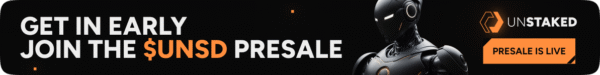 Unstaked Raises M Among Dogecoin Rally and Cardano Volatility