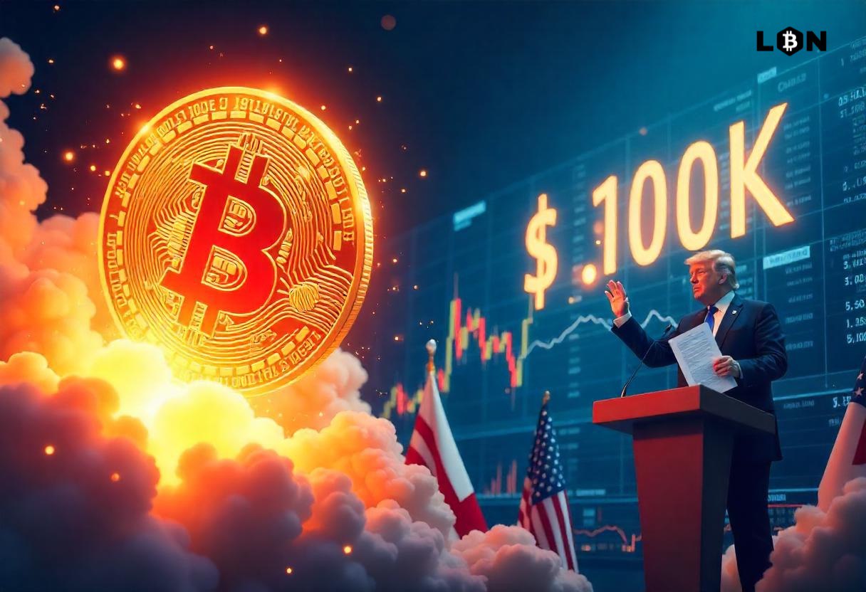 Bitcoin Eyes 100K as Trump Hints at Big Trade Deal