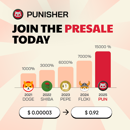 Crypto Analysts Choose Punisher Coin Over $TRUMP and Shiba Inu – Real Yield, Meme Utility & Community Governance